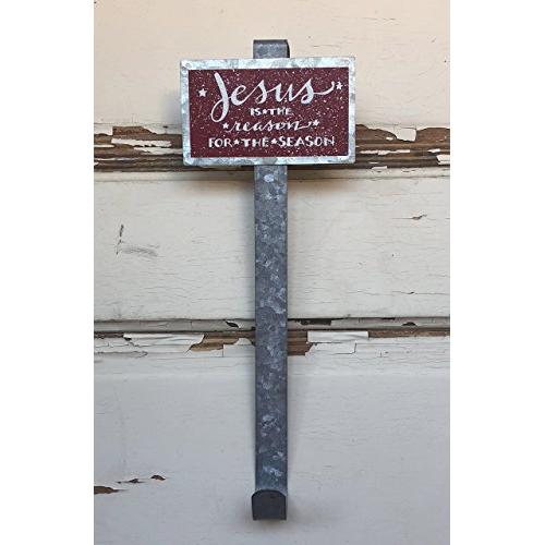 AG Designs Christmas Decor - Jesus is the Reason Wreath Door Hanger