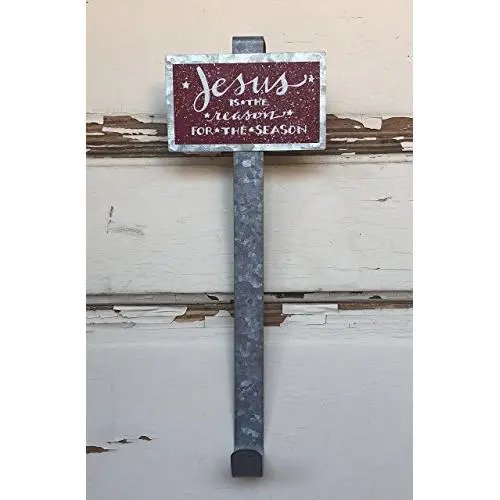 AG Designs Christmas Decor - Jesus is the Reason Wreath Door Hanger AG Designs Christmas Decor - Jesus is the Reason Wreath Door Hanger