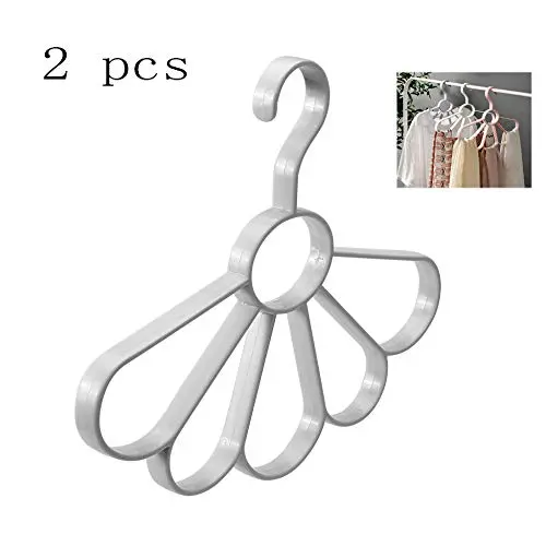 HJYPYJ Magic Hanger,Creative Multifunction Folding Hanger,Storage Scarves/Ties PP Space-Saving Organizer Hangers, No Trace/Gray / 2 pcs HJYPYJ Magic Hanger,Creative Multifunction Folding Hanger,Storage Scarves/Ties PP Space-Saving Organizer Hangers, No Trace/Gray / 2 pcs