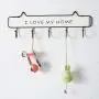 MEIYIN Wooden 4 Hooks Wall Mounted Clothes Hanger Hat Key Holder Rack Hanging Storage Shelf for Home MEIYIN Wooden 4 Hooks Wall Mounted Clothes Hanger Hat Key Holder Rack Hanging Storage Shelf for Home
