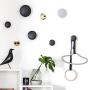 Emorden Furniture The Dots Coat Hooks Set of 5(3 Small/1 Medium/1 Large), Colorful Ash Wood Wall Hanger Rack, Scatter the Wall to Display Hats, Scarves,Clothes etc. (S:Blue/Red/Black M:Pink L:Natural) Emorden Furniture The Dots Coat Hooks Set of 5(3 Small/1 Medium/1 Large), Colorful Ash Wood Wall Hanger Rack, Scatter the Wall to Display Hats, Scarves,Clothes etc. (S:Blue/Red/Black M:Pink L:Natural)