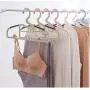 10 pcs Random Color 39cm Plastic Clothes Hangers with Wind-Proof Design Non-Slip Coat Hanger Clothing Hanging for Underwear 10 pcs Random Color 39cm Plastic Clothes Hangers with Wind-Proof Design Non-Slip Coat Hanger Clothing Hanging for Underwear