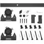 LD BUILD 8 Ft Sliding Barn Door Hardware Kit, Unique Design Hanger, Easy to Install, Suitable for Kitchen, Living Room, Bathroom, Fit 42"-48" Wide Door Panel (Vintage Windmill Style) LD BUILD 8 Ft Sliding Barn Door Hardware Kit, Unique Design Hanger, Easy to Install, Suitable for Kitchen, Living Room, Bathroom, Fit 42"-48" Wide Door Panel (Vintage Windmill Style)