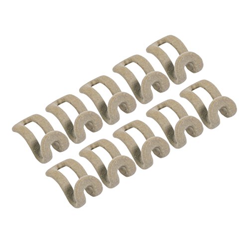 Onavy 10pcs Stable Hanger Connector Cascading Clothes Rack Hook Home Creative Closet Organizer Wardrobe Saving Space Attachment (Beige) Onavy 10pcs Stable Hanger Connector Cascading Clothes Rack Hook Home Creative Closet Organizer Wardrobe Saving Space Attachment (Beige)