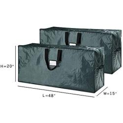 Elf Stor Bag for Christmas Tree Storage, (2) Large Bags - Green