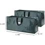 Elf Stor Bag for Christmas Tree Storage, (2) Large Bags - Green
