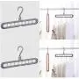 10pcs Random Color Multi-Port Support Circle Clothes Hanger Clothes Drying Rack Multifunction 10pcs Random Color Multi-Port Support Circle Clothes Hanger Clothes Drying Rack Multifunction