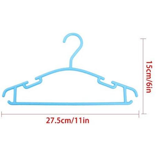 10 Packs of Multi-Functional Hangers Starcy Plastic Bow Clothes Rack Space Saving Organizers