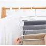 5pcs Random Color 5 Layers Hangers Multifunctional Clothes Hangers Pants Storage Hangers Cloth Rack Multilayer Storage Cloth Hanger 5pcs Random Color 5 Layers Hangers Multifunctional Clothes Hangers Pants Storage Hangers Cloth Rack Multilayer Storage Cloth Hanger
