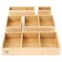 RISU Bamboo Drawer Organizer: Storage Boxes for Tidying Up Junk - Multi-Sized Set of 5, Sturdy and Sustainable, Perfect Trays for Office Supplies, Make-Up Cosmetics and Kitchen Utensils RISU Bamboo Drawer Organizer: Storage Boxes for Tidying Up Junk - Multi-Sized Set of 5, Sturdy and Sustainable, Perfect Trays for Office Supplies, Make-Up Cosmetics and Kitchen Utensils