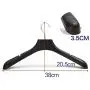 CHAONAO Black Suit Hangers Plastic Non-Slip Wide Shoulder Clothes Hanger for Coats, Jacket, Pants, and Dress Clothes,B,20pcs CHAONAO Black Suit Hangers Plastic Non-Slip Wide Shoulder Clothes Hanger for Coats, Jacket, Pants, and Dress Clothes,B,20pcs
