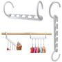 10PC 5 Hole Magic Wander Hangers Clothes Space Saver Space Saver Wonder Magic Clothes Hanger Hook Hangers for Clothes