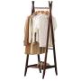 JING-ma Simple Modern Floor Solid Wood Coat Rack, Hanger Wall Hanging Bedroom Hanger Clothes Rack Wooden Floor Stand