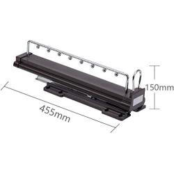 Hanger Organizer Rack Clothes Hanger Load Capacity Storage Areas Maximum Use Abs Plastic Stainless Steel abs Plastic (Color : Brown)