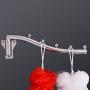 Zconmotarich Clothes Storage Stainless Steel Wall Mount Clothes Hanger Rack Hook Swing Arm Ball Rotary Holder - 3
