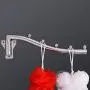 Zconmotarich Clothes Storage Stainless Steel Wall Mount Clothes Hanger Rack Hook Swing Arm Ball Rotary Holder - 3 Zconmotarich Clothes Storage Stainless Steel Wall Mount Clothes Hanger Rack Hook Swing Arm Ball Rotary Holder - 3