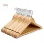 5 Pcs Wooden Adult Clothes Hangers for Jeans Pants Coat Hanger Home Storage Holder Dress Long Racks 5 Pcs Wooden Adult Clothes Hangers for Jeans Pants Coat Hanger Home Storage Holder Dress Long Racks