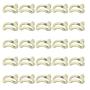 Timoo Cascading Hanger Hooks 30 PCS Hanger Connector for Home Clothes Closet Clothing Store Space Saving Connecting Hooks, Beige