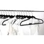 Sodynee Ultra Thin Non-Slip Velvet Clothes Hanger, Pack of 50, Black Sodynee Ultra Thin Non-Slip Velvet Clothes Hanger, Pack of 50, Black