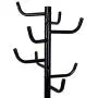Cypressshop Coat Rack Black Metal Hat Hanging Rack Jacket Clothes Holder Steel Hanger Hall Stand Tree-Shaped Entryway Hallway Home Storage Organizer Cypressshop Coat Rack Black Metal Hat Hanging Rack Jacket Clothes Holder Steel Hanger Hall Stand Tree-Shaped Entryway Hallway Home Storage Organizer