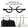 10pcs Clothes Hanger Plastic Portable Travel Folding Convenient Storage Home Bedroom Storage Holder Plastic Clothes Hangers Decoration 10pcs Clothes Hanger Plastic Portable Travel Folding Convenient Storage Home Bedroom Storage Holder Plastic Clothes Hangers Decoration