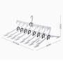 WZP Hanger Home Multi-Function Magic Drying Rack,Non-Slip Foldable Storage Artifact Children Hanging Clip Save Space/White/As Shown