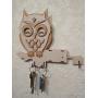 Hanger fo Keys or Dog Leashes, Key Holder for Wall, Hooks for Key, Entryway Key Hook Wall Mounted Organizer, Wall Wood Holder for Keys
