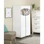 Whitmor, Clothes Fabric, 36", Closet with White Cover Whitmor, Clothes Fabric, 36", Closet with White Cover