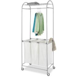 Whitmor Deluxe Laundry Center Silver