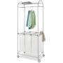 Whitmor Deluxe Laundry Center Silver