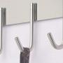 Dseap Over The Door Hanger Hook, Towel Rack, Coat Rack for Clothes Hat Towel Bathroom, Brushed Nickel