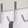 Dseap Over The Door Hanger Hook, Towel Rack, Coat Rack for Clothes Hat Towel Bathroom, Brushed Nickel