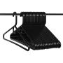 Neaties American Made Black Super Heavy Duty Plastic Hangers, Plastic Clothes Hangers Ideal for Everyday Use, Clothing Standard Hangers, 18pk