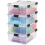 Ultimate Clear Boxes Storage [Set of 4]