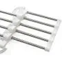 5pcs Random Color 5 in 1 Clothes Hangers Multi-Functional Pants Storage Rack Adjustable Stainless Steel Wardrobe Pants Shelves