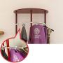 JING-ma Floor Hanger Coat Rack, Bedroom Floor Hanger Clothes Rack Floor Rack Simple Hanger (Color : Dark Brown)