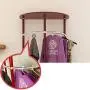 JING-ma Floor Hanger Coat Rack, Bedroom Floor Hanger Clothes Rack Floor Rack Simple Hanger (Color : Dark Brown)
