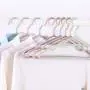 Grey990 5pcs Solid Color Non-Slip Plastic Pants Clothes Hanger Home Groove Drying Rack Blue