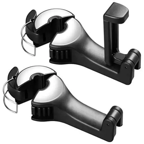 2 in 1 Car Seat Hooks for Purses and Bags with Phone Holder,Automative Headrest Purse Handbag Holder Hangers Organizers,Falling Resistance, Quietness and Universal Fit 2 in 1 Car Seat Hooks for Purses and Bags with Phone Holder,Automative Headrest Purse Handbag Holder Hangers Organizers,Falling Resistance, Quietness and Universal Fit