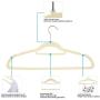 Yeshom 100Pcs Velvet Hanger Non Slip Clothes Suit Flocked Hangers Swivel Hook Ultra Thin Space Saving Closet Yeshom 100Pcs Velvet Hanger Non Slip Clothes Suit Flocked Hangers Swivel Hook Ultra Thin Space Saving Closet