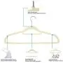 Yeshom 100Pcs Velvet Hanger Non Slip Clothes Suit Flocked Hangers Swivel Hook Ultra Thin Space Saving Closet