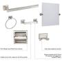 Design House 539163 Millbridge Wall-Mounted Towel Ring for Bathroom, One Size, Satin Nickel Design House 539163 Millbridge Wall-Mounted Towel Ring for Bathroom, One Size, Satin Nickel