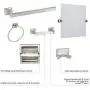Design House 539163 Millbridge Wall-Mounted Towel Ring for Bathroom, One Size, Satin Nickel