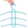 10PC Random Color Multifunctional Creative Fishbone Anti-Skid Multi Layers Clothes Hanger Decoration