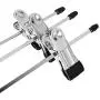 Da.Wa 10Pcs Stainless Steel Wardrobe Clothes Pants Hanger Strong Non-Slip Shelves Drying Clip