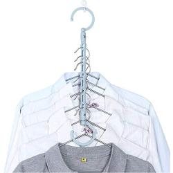 FANZHOU 5 Holes Magic Hangers Space Saving Clothes Hangers Organizer Windproof Multi-Port Hook