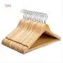 MCYYY 5 Pieces of Wooden Adult Clothes Hanger Jeans Pants Hangers Home Storage Rack Clothes Rack