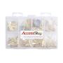 Accessbuy 200pcs Picture Hangers Photo Picture Frame Hooks Medium Hanging Assortment Kit for Wall Mounting Christmas Decorations(100lbs 50lbs 30lbs 20lbs 10lbs)