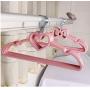 10pcs Pink Bow Clothes Hanger Plastic Non-Slip Outdoor Clothes Drying Storage Rack Cute Love Wedding Hanger