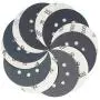 S&F STEAD & FAST 60pcs 5 Inch Sanding Discs Hook & Loop 8 Holes Wet Dry 400 600 800 1000 1500 2000 Grit Orbital Sander Sandpaper with Tack Cloth, Silicon Carbide Round Flocking Sandpaper